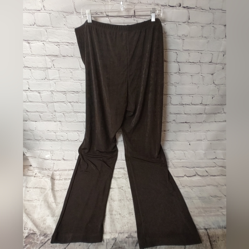 Chicos Travelers No Tummy Pant Coco Bean Pull On Brown Pants 4T Size 2X NWT - Picture 2 of 13